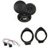 Crunch DSX62 2-Wege Koaxial Lautsprecher Einbauset für Opel Insignia A Meriva B