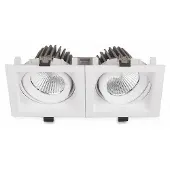 Mextronic LED Einbaustrahler Genius 40W 930 Warmweiß GL0121W Ø 255x120mm