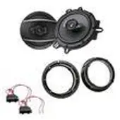 Pioneer TS-A1670F 3-Wege Koaxial Lautsprecher Einbauset für Passat B8 Arteon