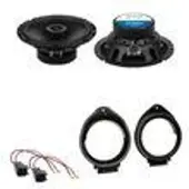 Crunch GTS-62 Koaxial Lautsprecher Einbauset für Opel Astra K Zafira C Tourer