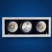 Mextronic 3x35W 3-fach Einbauleuchte Kardan 840 Neutralweiß