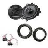 Pioneer TS-A1670F 3-Wege Lautsprecher Einbauset vorne passend für Audi Q3 8U