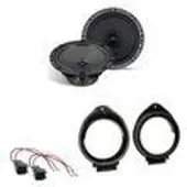 Axton ATX165 Koaxial Lautsprecher 2-Wege Einbauset für Opel Astra J Opel Mokka