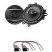 Pioneer TS-A1670F 3-Wege Koaxial Lautsprecher Einbauset passend für T4 vorne