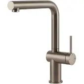 Gessi 60431, Standard, Gebürsteter Stahl, Nickel, Hebelgriffe, Einzelbild, Typ L, 3,5 cm
