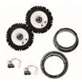 Alpine SXE-1725S Lautsprecher Einbauset hinten passend für Passat B6 B7 3C CC