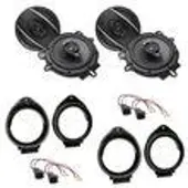 Pioneer TS-A1670F 3-Wege Lautsprecher Einbauset für Opel Insignia A Meriva B