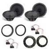 Axton ATX165 Koaxial Lautsprecher Einbauset für Jetta Tiguan Touran vorne hinten