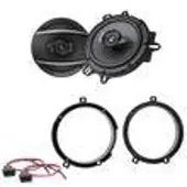 Pioneer TS-A1670F 3-Wege Lautsprecher Einbauset für Mercedes C Klasse W202 vorne