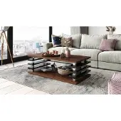 Designimpex Design Carl Svensson Couchtisch DC-3 Wohnzimmertisch Tisch