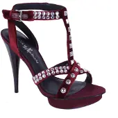 GUESS Sandalen Pumps Highheels Weinrot oder Schwarz