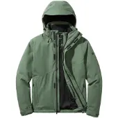 MAUL Kastelruth MTX 20.0 Megatex Herren Outdoor Jacke mit Kapuze grün 54