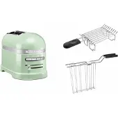 KitchenAid Set 1, Toaster + Brötchenaufsatz Artisan 5KMT2204 Pistazie