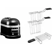 KitchenAid Set 2, 2-Scheiben Toaster Artisan 5KMT2204 Onyx Schwarz