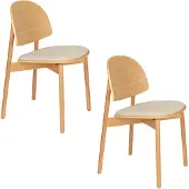 Zuiver Sunrise Esszimmerstühle Natur - 2 er Set