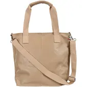 DrachenLeder Florence Echtleder Damen taupe Shopper OTF161I