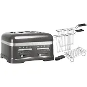 KitchenAid Set 2, 4-Scheiben Toaster Artisan 5KMT4205 Medallion Silber