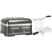 KitchenAid Set 1, 4-Scheiben Toaster Artisan 5KMT4205 Medallion Silber
