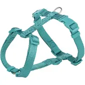 Trixie Premium H-Geschirr - aqua - 52–75 cm/20 mm