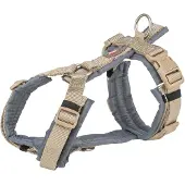 Trixie Premium Trekking Geschirr - sand/grafit - 32–38 cm/13 mm