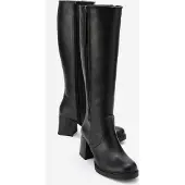 Forever & Always Lensa Leder Blockabsatz Stiefel (Damen)