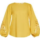 Usha Bluse Damen gelb