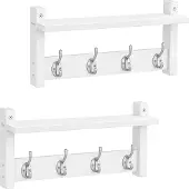 Relaxdays 2x Wandgarderobe