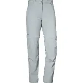 Schöffel Zip-away-Hose SCHÖFFEL "Pants Ascona Zip Off", Damen, Gr. 22, Normalgrößen, grau, Oberstoff : 89% Nylon 11% Elasthan, Hosen Zip-away-Hose