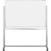 MAGNETOPLAN MAGNETOP. Ferroscript-Whiteboard 1242522 drehbar, mobil 2200x1200mm