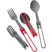 MSR Folding Utensils 4-Pack red / gray