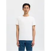 Selected Rundhalsshirt "SLHNEWPIMA SS O-NECK TEE NOOS"