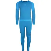 TROLLKIDS - Kid's Hemsedal Baselayer Set - Kunstfaserunterwäsche Gr 116 blau
