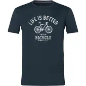 Super Natural Super.natural Better Bike Kurzarm-t-shirt Schwarz M Mann Schwarz M