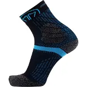 Sidas Trail Double - Trailrunning-Socken - Black/Turquoise Black/Turquoise 37