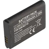 AccuCell Akku nur passend für Samsung GT-B2710, AB803446BU, Maße 49,4 x 34,0 x 5,8mm beachten