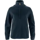 Fjällräven - Women's Övik Lite Half Zip - Wollpullover Gr XL blau