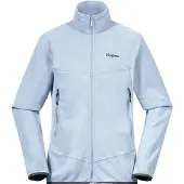 Bergans Sweatjacke Junior Fleece Midlayer Jacket Kinder Ice Blue-Größe 128