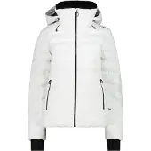 CMP wattierte Damen Skijacke mit Clima Protect und Kapuze weiss 38