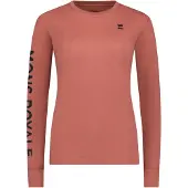 Mons Royale - Langarm-T-Shirt aus Merinowolle &ndash; Damen / Frau &ndash; Yotei Merino Classic - Yotei W Merino Classic Long Sleeve Canyon Rose für