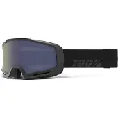 100% Goggles Okan matte black -White Mirror