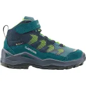 Lowa MADDOX PRO GTX MID VC JR Kinder Wanderschuhe Trekkingschuhe petrol/limone 33
