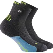 Rohner - Run Pro Quarter L/R - Laufsocken Gr 39-41 grau