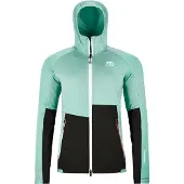 Ortovox Fleece Rib Hoody Womens Aquatic Ice S Outdoor Hoodie