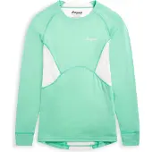 Bergans Longsleeve Damen Inner:Pure Merino Mint Crush/Vanilla White-XL