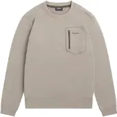 Bergans Pullover Herren Midtli Midlayer Sweatshirt Rock Taupe-S
