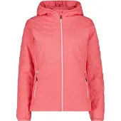 CMP - Women's Padded Jacket Fix Hood - Kunstfaserjacke Gr 44 rosa/rot