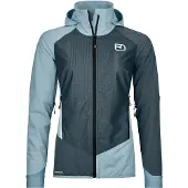 Ortovox - Skitourenjacke - Col Becchei Jacket W Glacier Grey für Damen aus Wolle - Größe XS - Grau