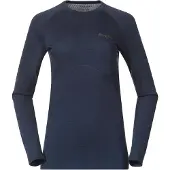 Bergans Inner:pure Merino Long Sleeve Women navy blue (557) XS