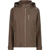 CMP Woman Jacket Zip Hood Toffee D42