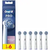 Oral-B 6 Sensitive Clean Bürstenköpfe – für elektrische Zahnbürsten